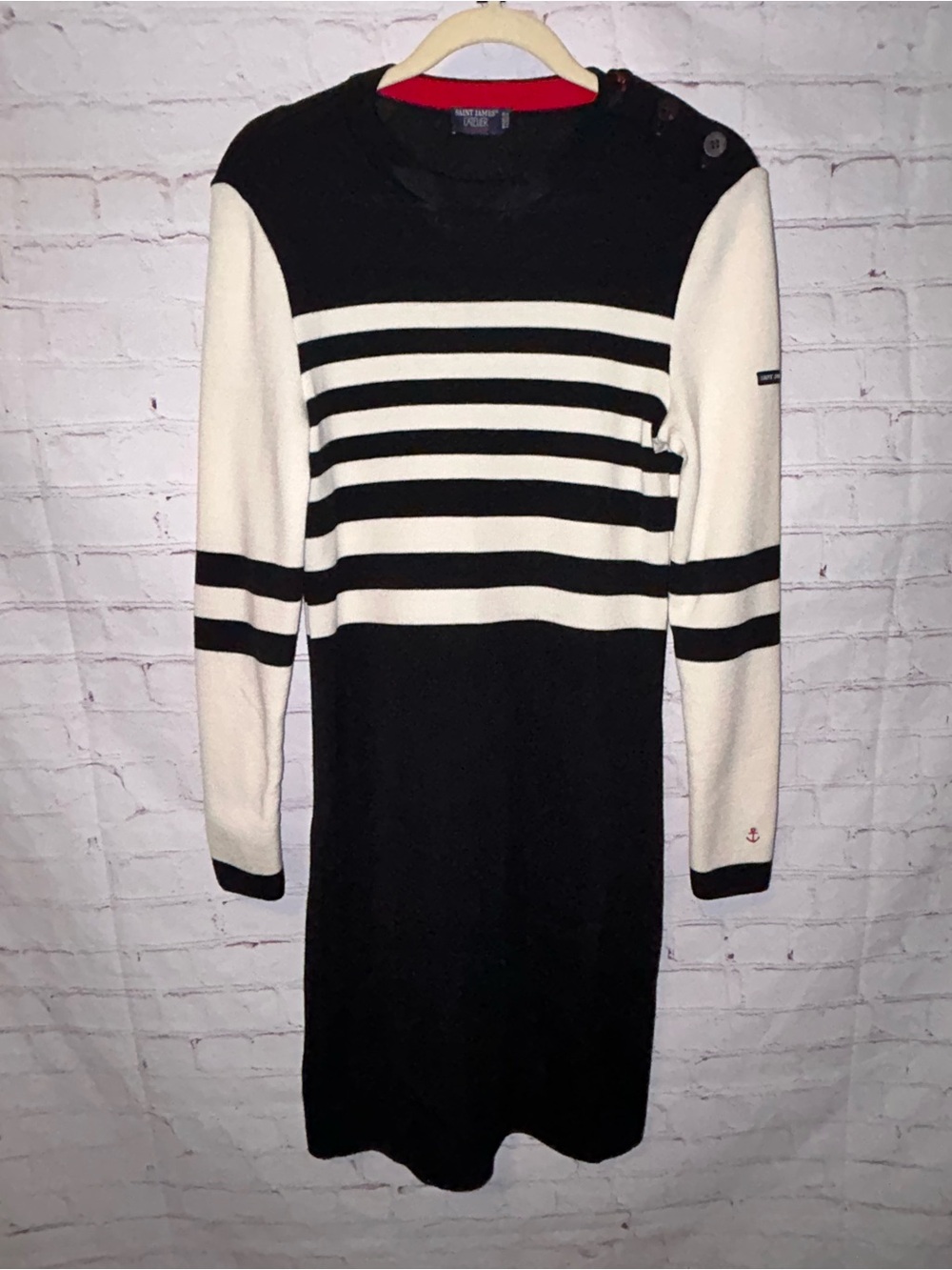 Saint James wool sweater dress women’s size 8